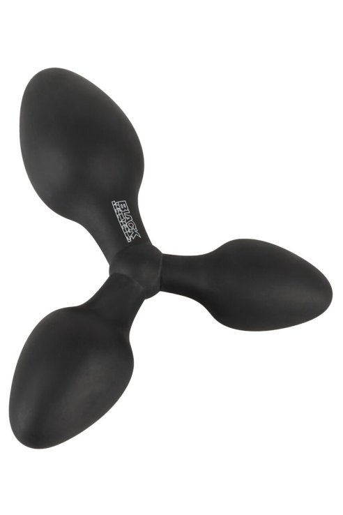 Abalba kupa Training triple butt plug Black Velvets
