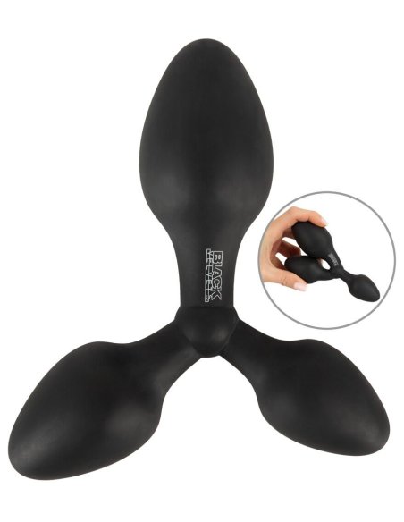 Abalba kupa Training triple butt plug Black Velvets