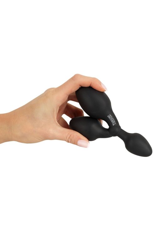 Abalba kupa Training triple butt plug Black Velvets