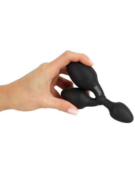 Abalba kupa Training triple butt plug Black Velvets