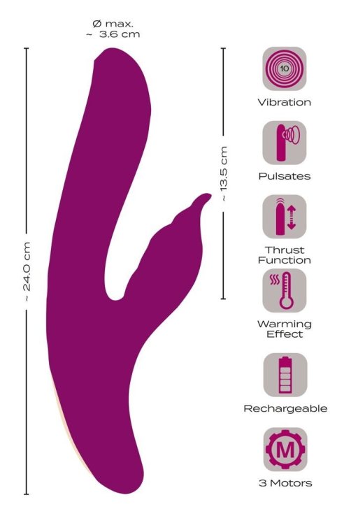 4 Function Vibrator JAVIDA