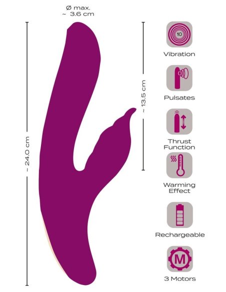 4 Function Vibrator JAVIDA