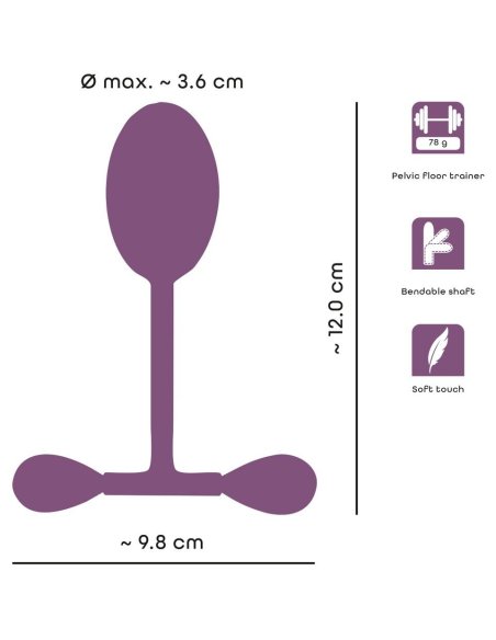 Kuglice Vaginal Trainer with Bouncing Weights