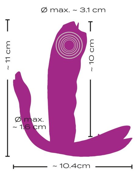 Вибратор с пультом Licking Panty Vibe JAVIDA