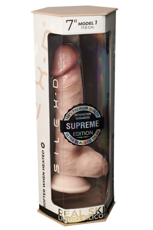 Dildo 7" Model 1 Premium Real Skin SILEXD