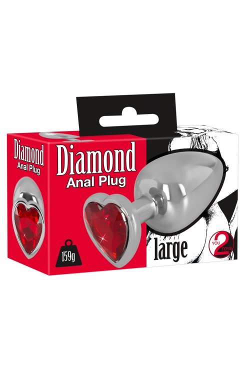 Analna kupa Diamond Anal plug L