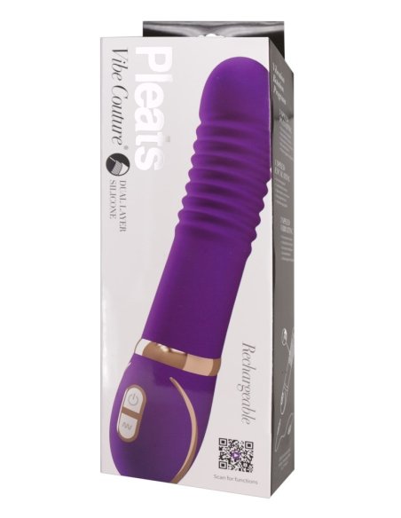 Vibrator Pleats by Vibe Couture ljubičasti