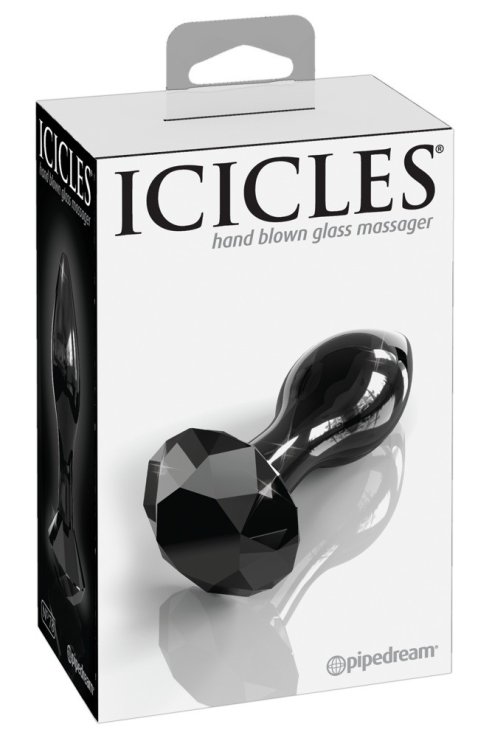 Анальная пробка Icicles Black