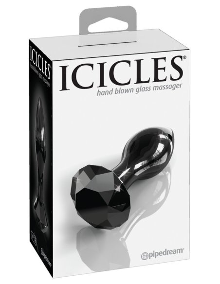 Анальная пробка Icicles Black