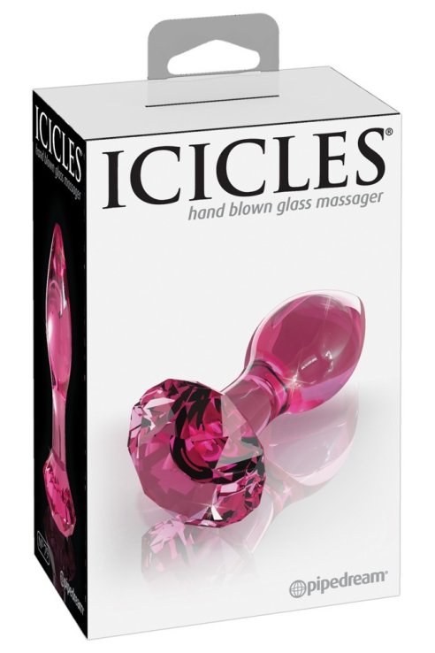 Анальная пробка Icicles Pink