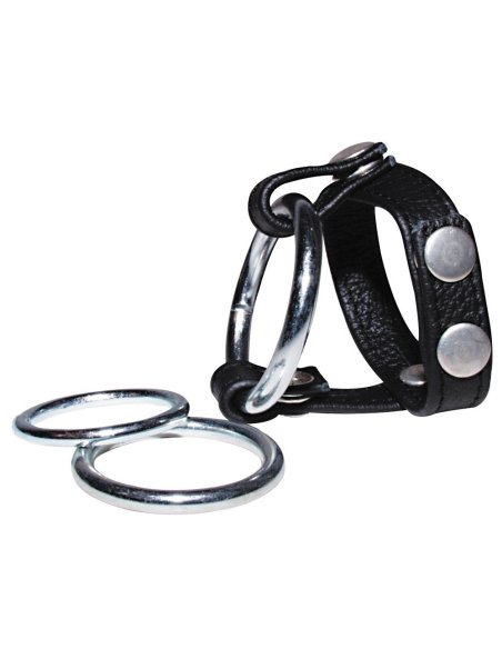 Cock Ring Leather Strap by Sextreme