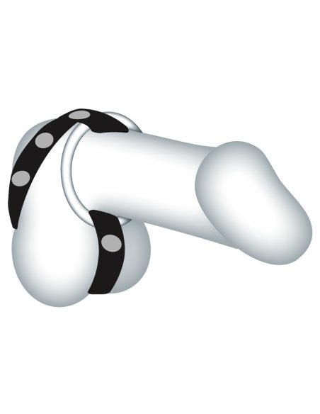 Cock Ring Leather Strap by Sextreme