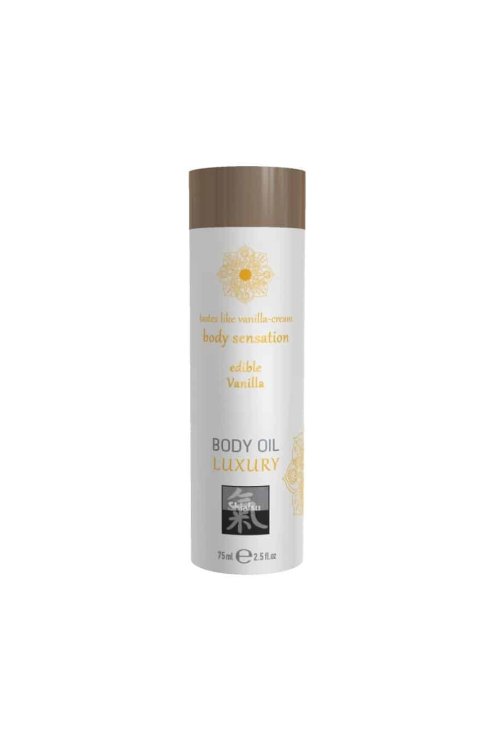 Shiatsu BODY OIL LUXURY edible Vanilla