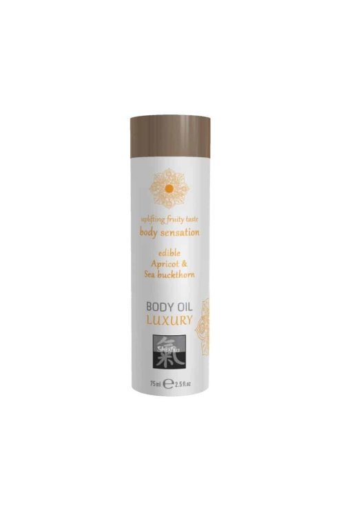 Shiatsu BODY OIL LUXURY edible Apricot & Sea buckthorn