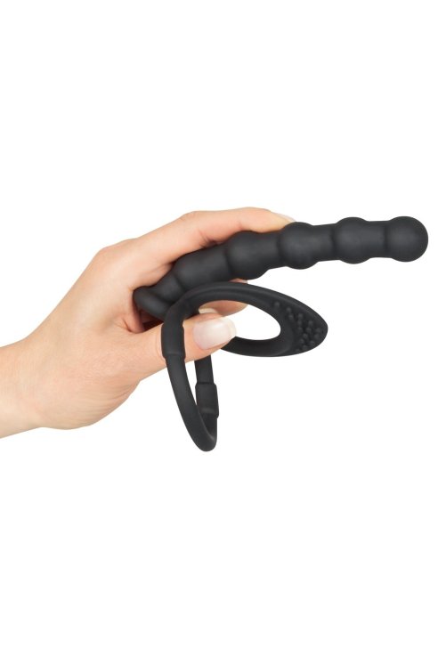 Black Velvets Cock & ball ring