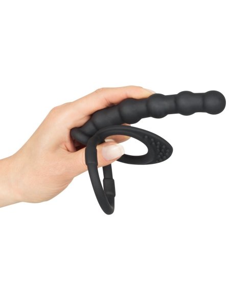 Black Velvets Cock & ball ring