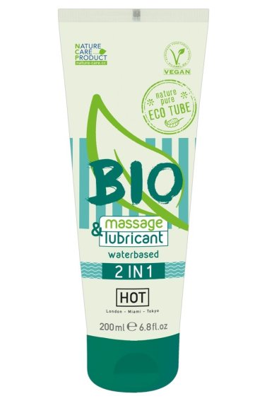 Lubrikant HOT BIO waterbased 2in1 200ml