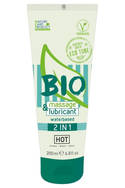 Lubrikant HOT BIO waterbased 2in1 200ml