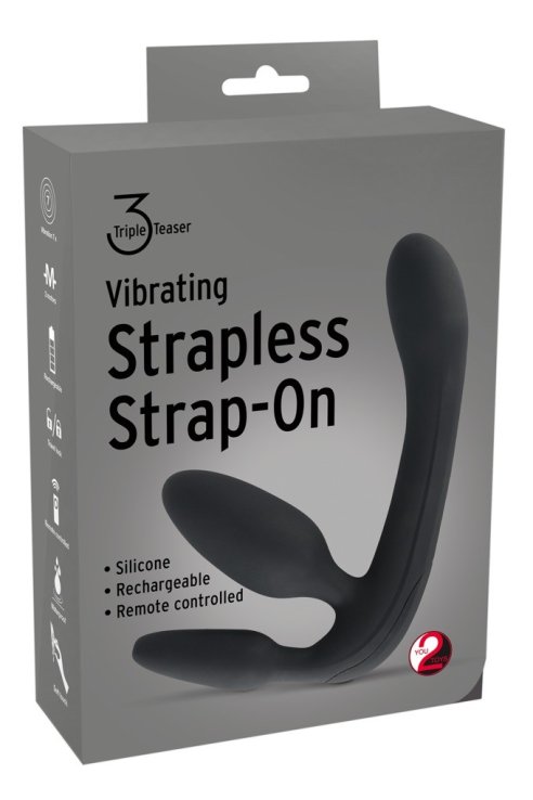 Страп-он Vibrating Strapless Strap-On 3