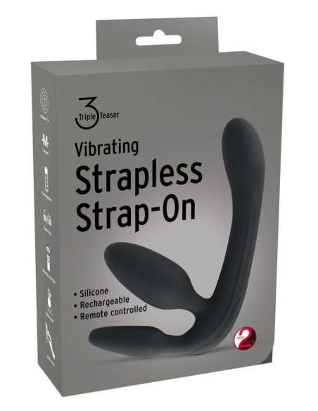 Страп-он Vibrating Strapless Strap-On 3