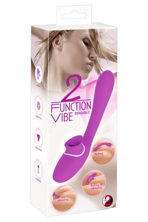 Vibrator 2 Function bendable Vibe