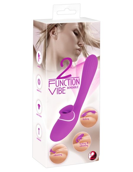 Vibrator 2 Function bendable Vibe