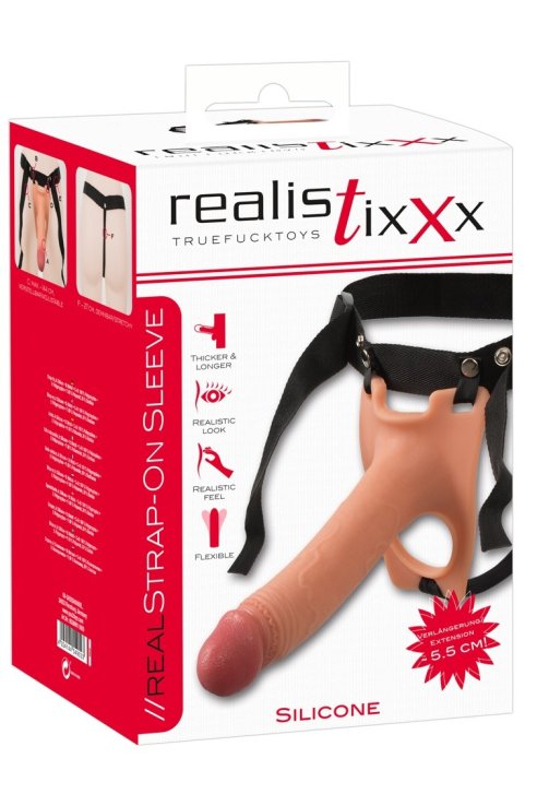 Силиконовый страпон Strap-on Realistixxx Sleeve