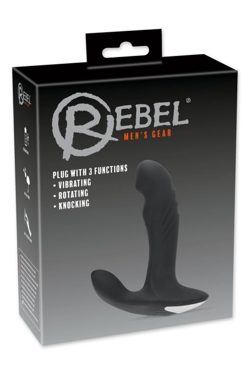 Массажер простаты Rebel Plug with Perineum Stimulator