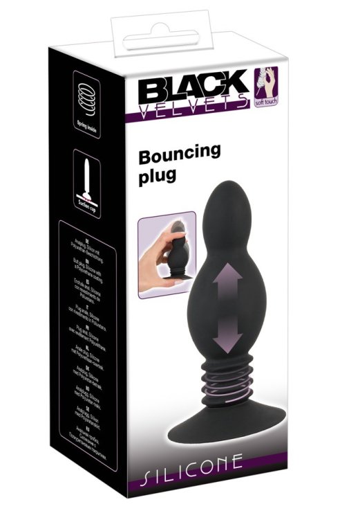 Анальная пробка Black Velvet Bouncing Plug