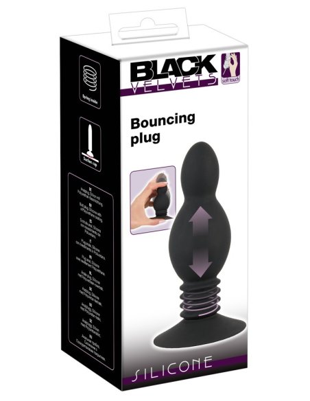 Анальная пробка Black Velvet Bouncing Plug