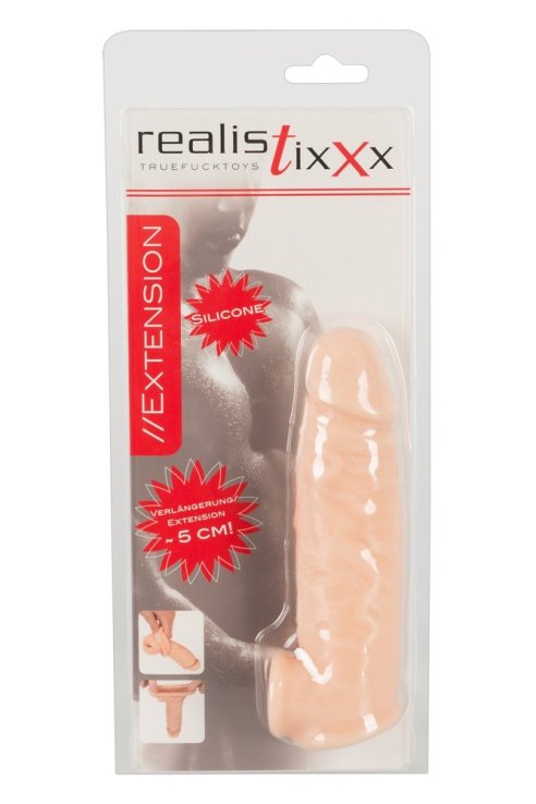 Penis sleeve Realistixxx Extension, 5 cm