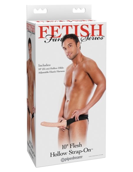 Strap on Fetish Fantasy 10“ Hollow Strap-on