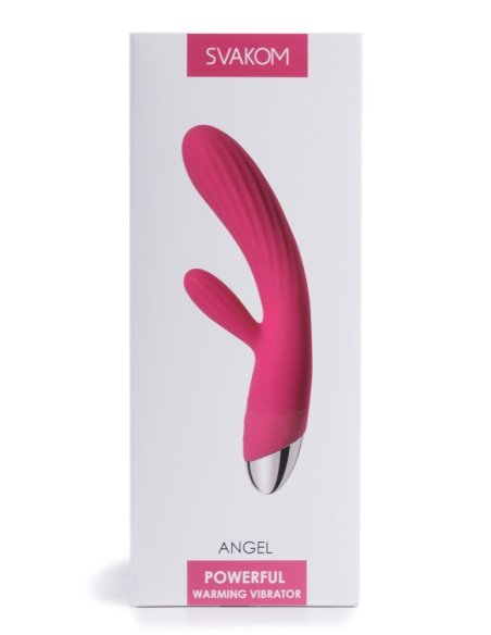 Вибратор со стимулятором клитора Angel Plum Red Svakom