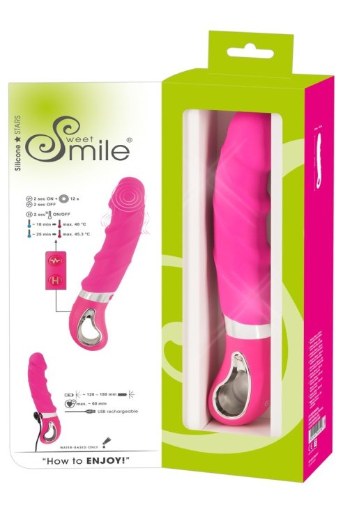 Вибратор Warming Soft Vibrator pink