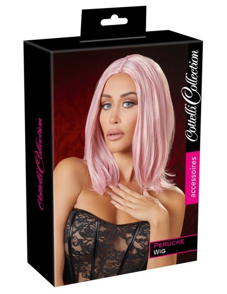 Парик Wig, bob, pink