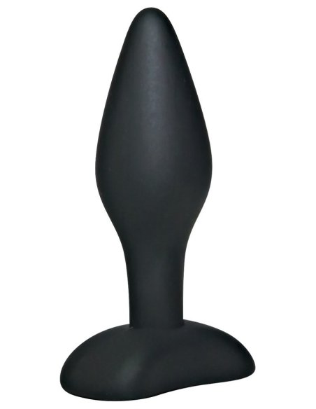Silicone Butt Plug Black S