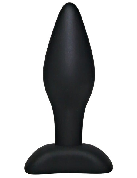 Silicone Butt Plug Black S