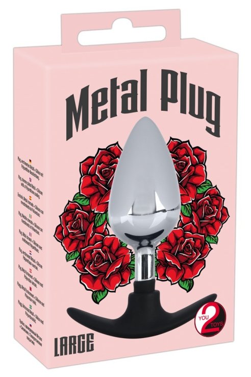 Анальная пробка Metal Plug L