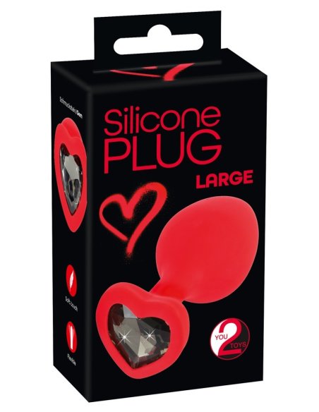 Анальная пробка Silicone Plug large