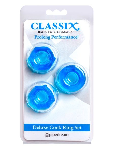 Кольца на пенис Deluxe Cock Ring Set