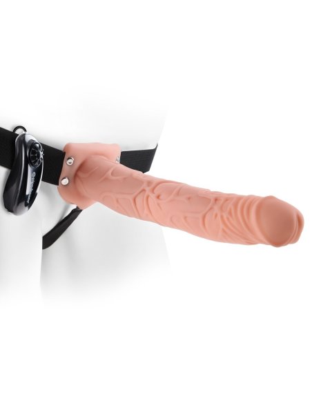 Vibrating Hollow 11 Strap-On