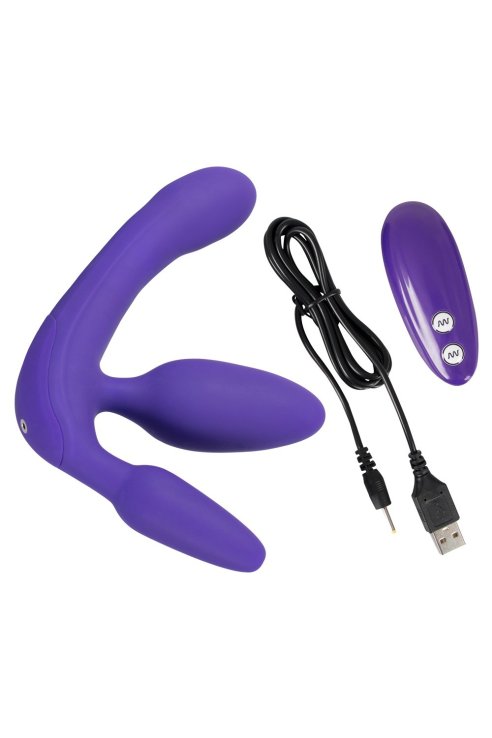 Vibrating Strapless Strap-On 3