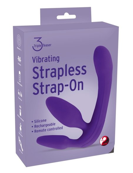 Страп-он Vibrating Strapless Strap-On 3