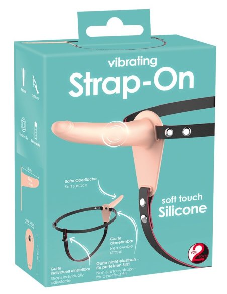 Страп-он Vibrating Strap-On