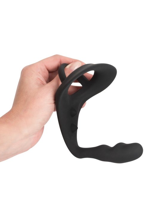 Analni dildo i prsten za testise Ring & plug