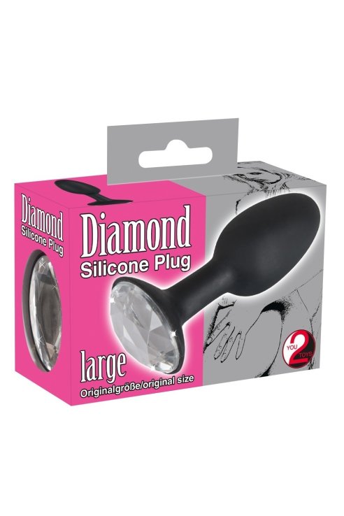 Analna kupa Butt Plug Diamond L