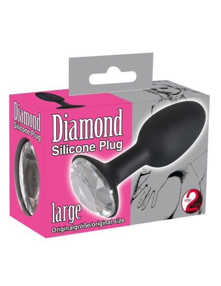 Анальная пробка Butt Plug Diamond L