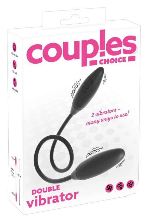 Vibromasažer Couple's Double vibrator